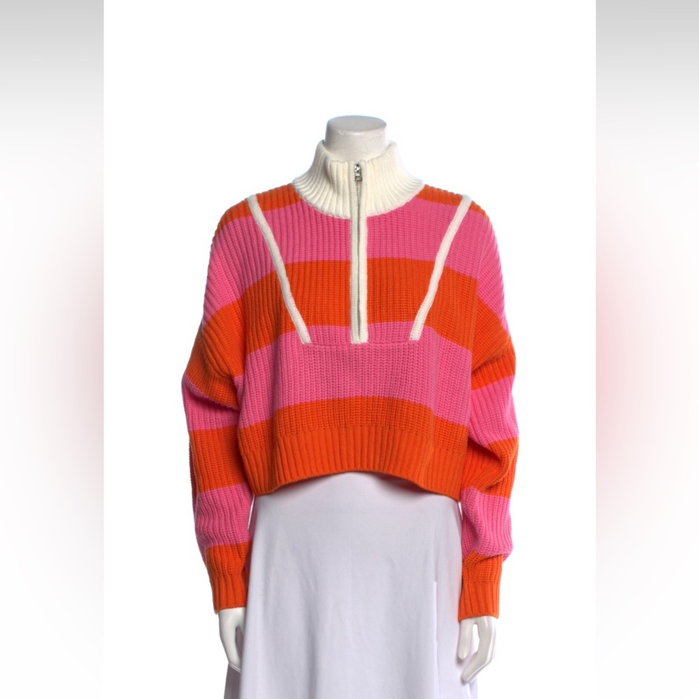 Staud Cropped Hamptons Sweater